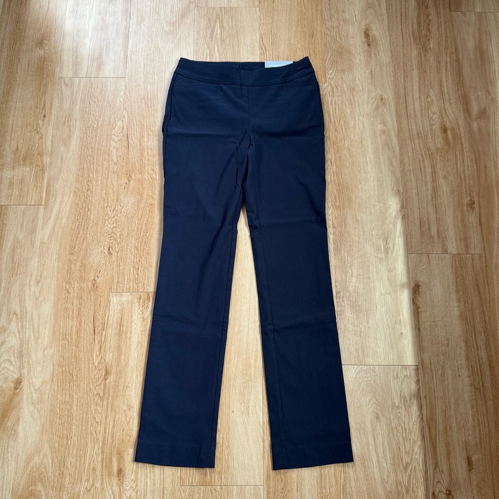 NWT Chico's So Slimming Brigitte Slim Leg Pants U.S. Size 0 Regular (000R) Navy